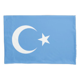 Funda De Cojín Bandera uigur del este de Turkmenistán (uigur)