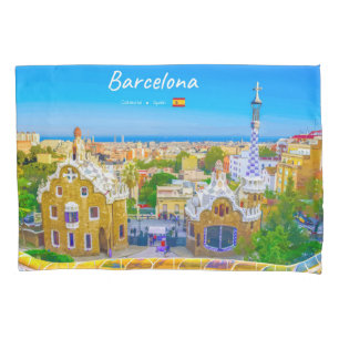 Funda De Cojín Barcelona, España - Parque Güell Mosaico Gaudí