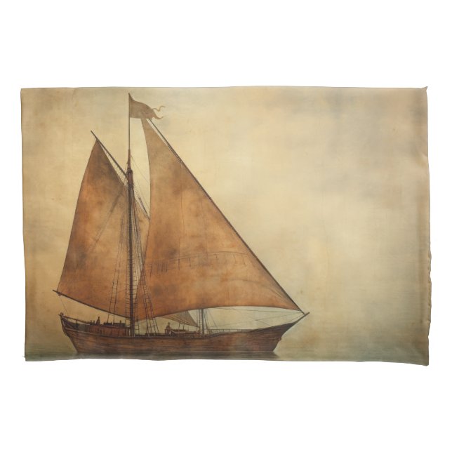 Funda De Cojín barcos navegan (Anverso)