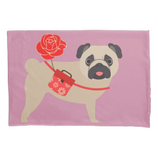 Funda De Cojín Barro amasado color de rosa del amor