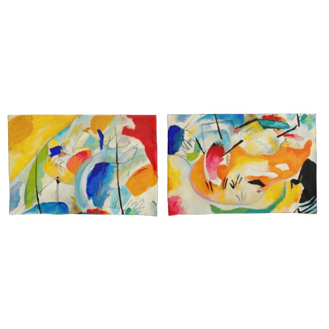 Funda De Cojín Batalla naval de Kandinsky 1913 (Anverso - Set)