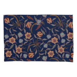 FUNDA DE COJÍN BATIK FLORAL BOTANICAL