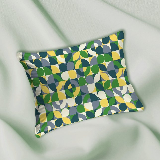 Funda De Cojín Bauhaus moderno colorido Resumen Patrón geométrico (Subido por el creador)