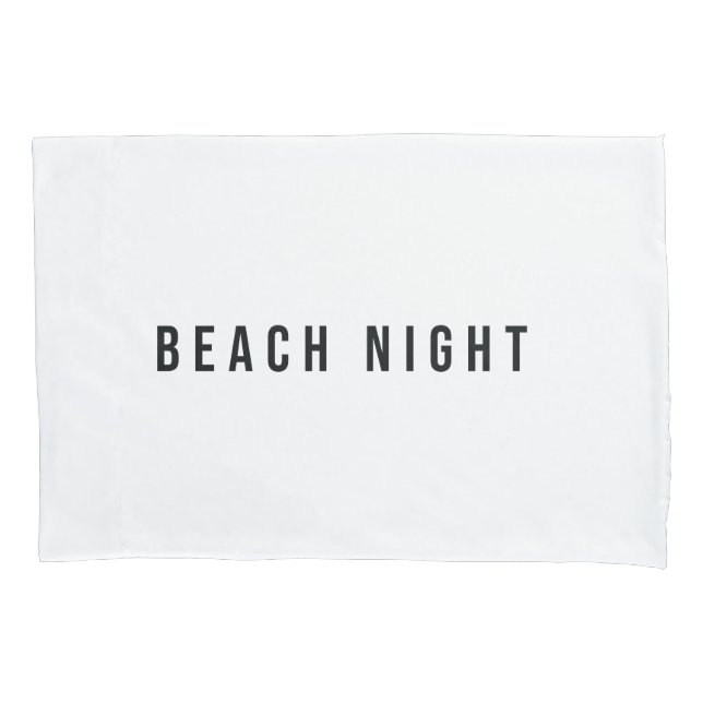 Funda De Cojín Beach Nigh Pillow (Anverso)