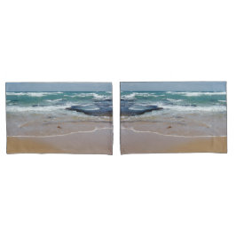 Funda De Cojín Beach Ocean Standard Pillowes