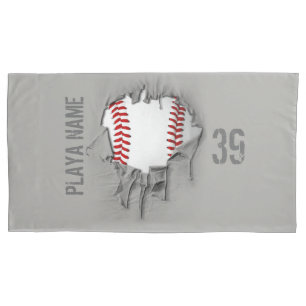 Funda De Cojín Béisbol desgarrado