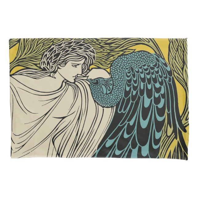 Funda De Cojín Bella Artes Pájaro Nuevo (Anverso)