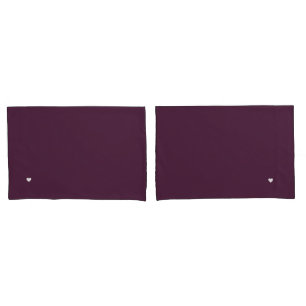 Funda De Cojín Berenjena Deep Purple de la berenjena