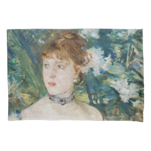 Funda De Cojín Berthe Morisot - Joven Chica en un vestido de bola