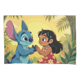 Funda De Cojín Beste Freunde fürs Leben – Lilo & Stitch