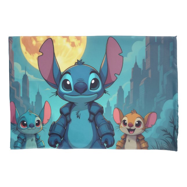 Funda De Cojín Beste Freunde fürs Leben – Lilo & Stitch   (Anverso)