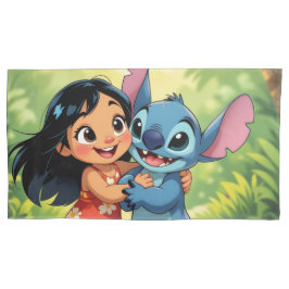 Funda De Cojín Beste Freunde fürs Leben – Lilo & Stitch  