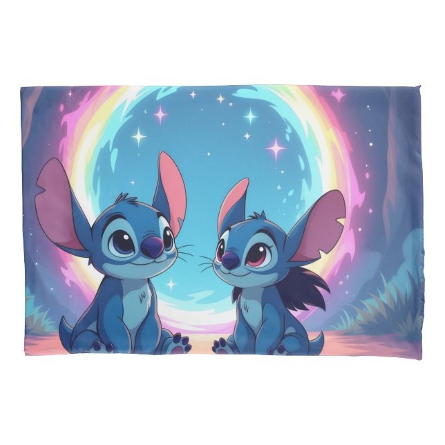 Funda De Cojín Beste Freunde fürs Leben – Lilo & Stitch   (Anverso)