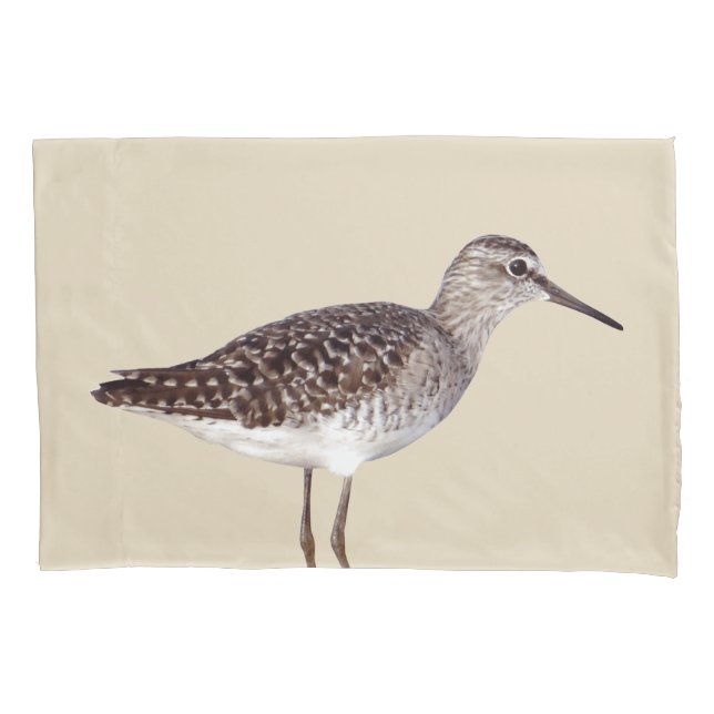 Funda De Cojín Bird & Sandpiper Beige (Anverso)