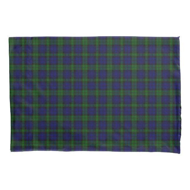 Funda De Cojín Black Watch Tartan Blue Green Plage (Anverso-izquierdo)