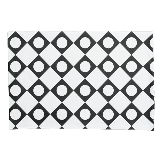 Funda De Cojín Blanco de Mod Retro 60 (Anverso)