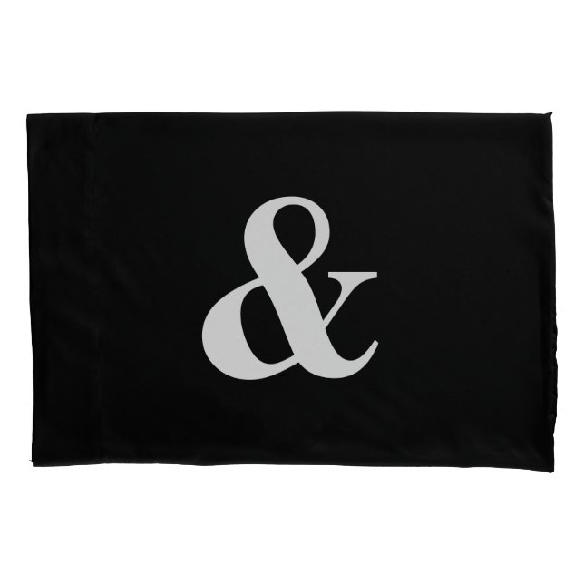 Funda De Cojín Blanco Negro (Anverso)