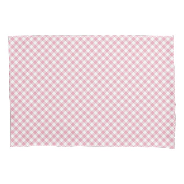 Funda De Cojín Blanco rosa búfalo (Anverso)