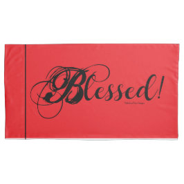 Funda De Cojín Blessed! Pillow Case Set (Red)