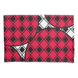 Funda De Cojín Blob Harlequin rosa