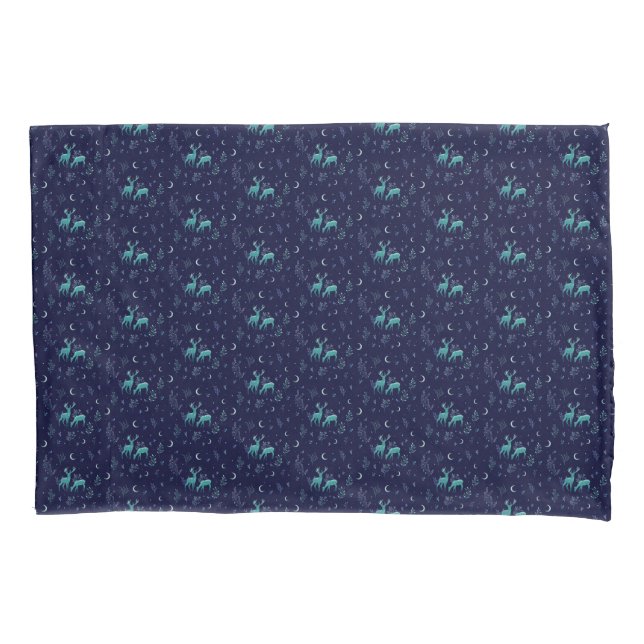 Funda De Cojín Blue Deer Pillowcase (Anverso)