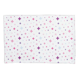 Funda De Cojín Blue Pink Purple Stars Cosmic Space.