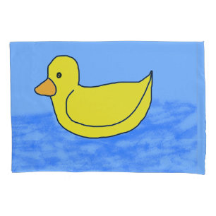 Funda De Cojín Blue Popcorn Anime Ducky