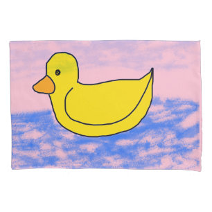 Funda De Cojín Blue Popcorn Anime Ducky
