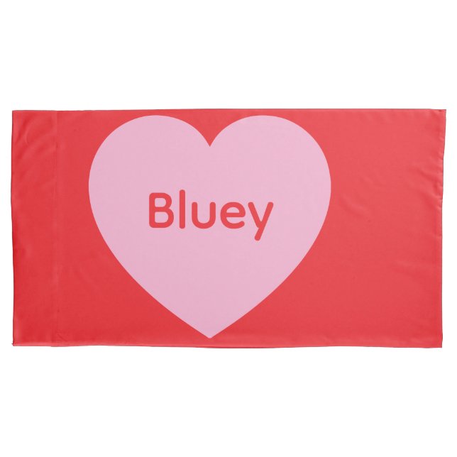 Funda De Cojín Bluey Hugs Reversible (Anverso)