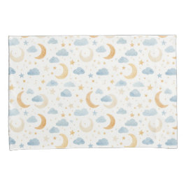 Funda De Cojín Boho Moon Stars Cloud Kids
