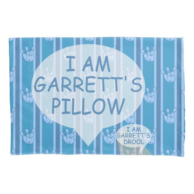 Funda De Cojín Boliche de Personalizable divertido y divertido (Anverso)