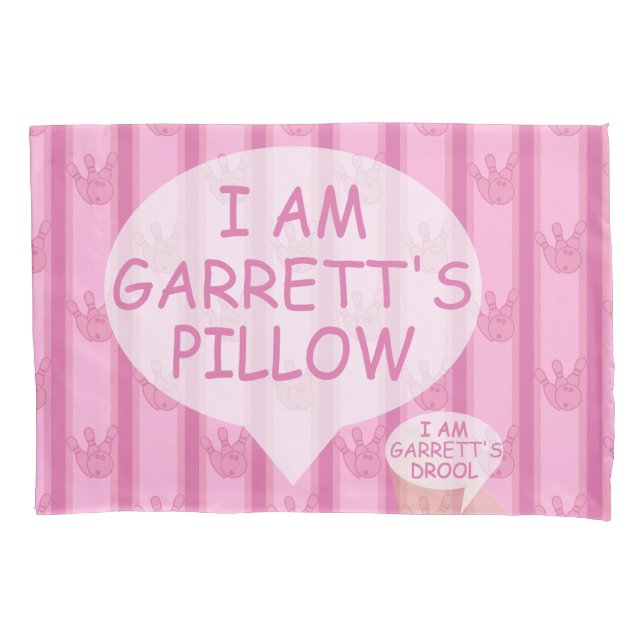 Funda De Cojín Boliche de Personalizable divertido y divertido (Anverso)