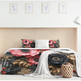 Funda De Cojín Bonito Arreglo De Flor Seca