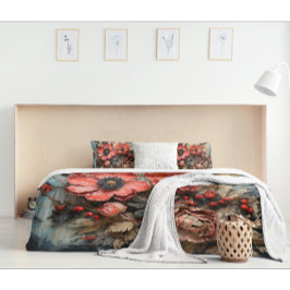 Funda De Cojín Bonito Arreglo De Flor Seca