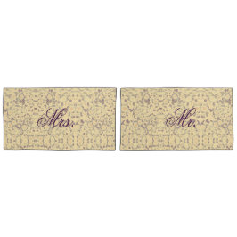 Funda De Cojín Bonito Sr. Y Sra. Patterned