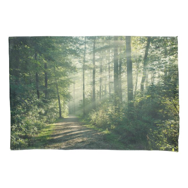 Funda De Cojín Bosques | Ruta Forestal Hamburgo Alemania (Anverso)