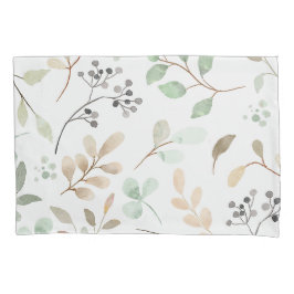 Funda De Cojín Botanical Leaves Pillowcase