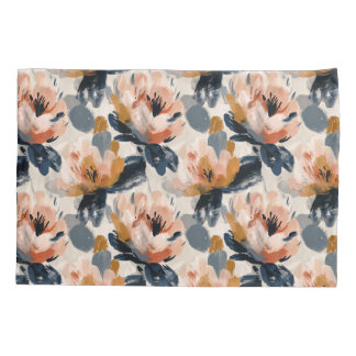 Funda De Cojín Botánico floral pictórico