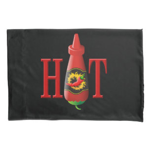 Funda De Cojín Botella de salsa picante