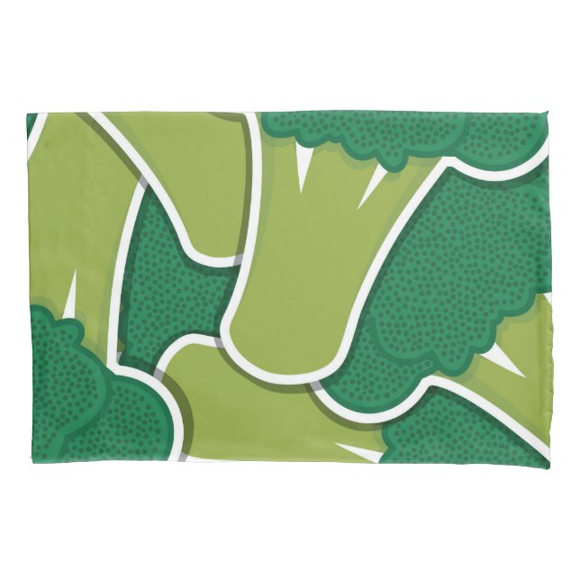 Funda De Cojín Broccoli funky (Anverso)