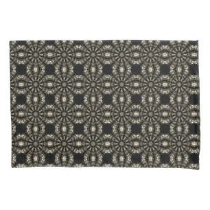 Funda De Cojín Bronze Mandala, 19° aniversario Boda