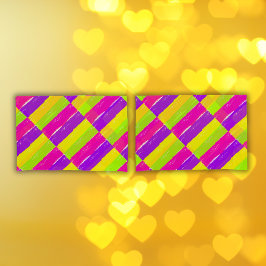 Funda De Cojín Brotes de pincel de pintura de neón brillante |