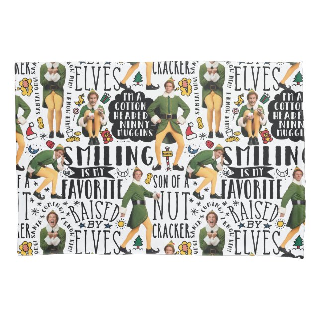Funda De Cojín Buddy the Elf Quote Pattern (Anverso)