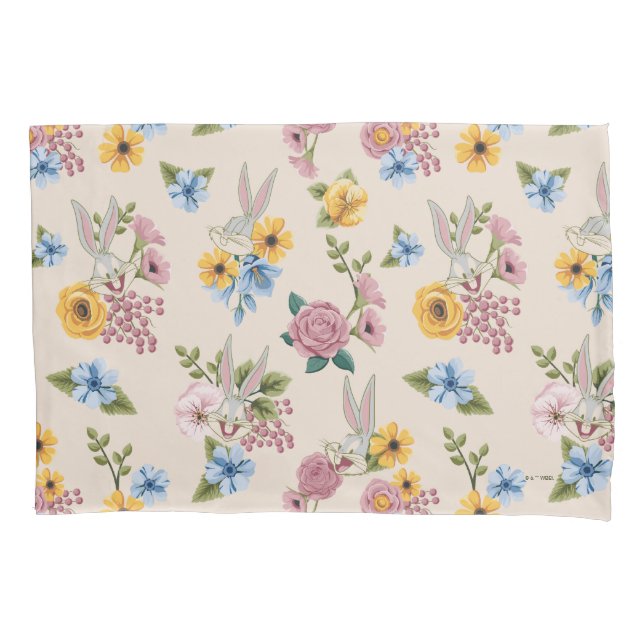 Funda De Cojín BUGS BUNNY™ Floral Embroidery Pattern (Anverso)