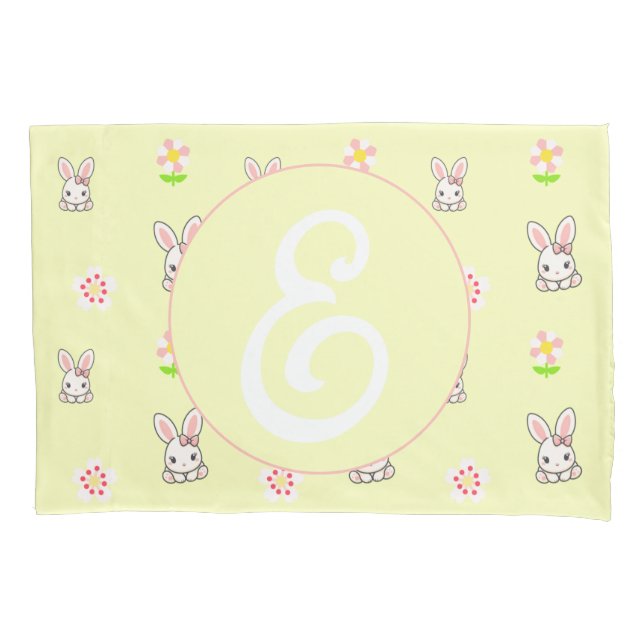 Funda De Cojín Bunny Bloom Delight (Anverso-izquierdo)