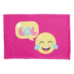 Funda De Cojín Burbuja de la emoji de LOL