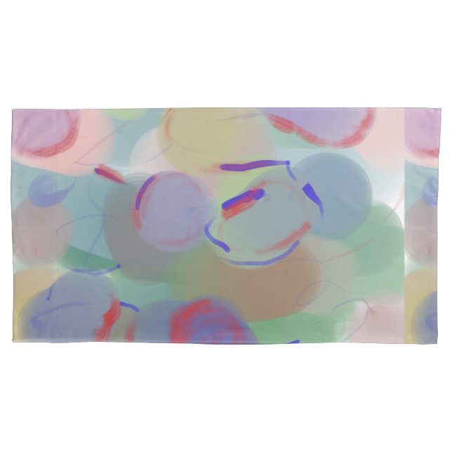 Funda De Cojín Burbujas abstractas (Anverso)