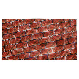 Funda De Cojín ¿Burbujas rojas en el efecto de rebanado o ladrill