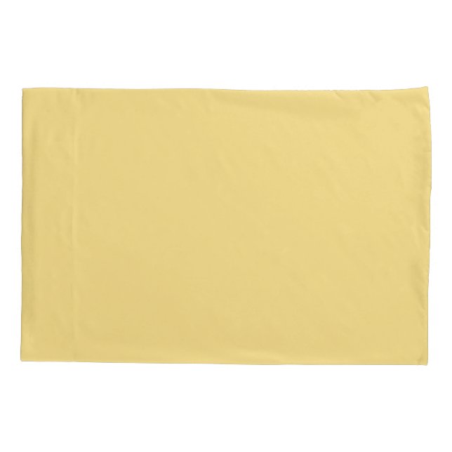 Funda De Cojín Butter Yellow Pillowcase (Reverso)