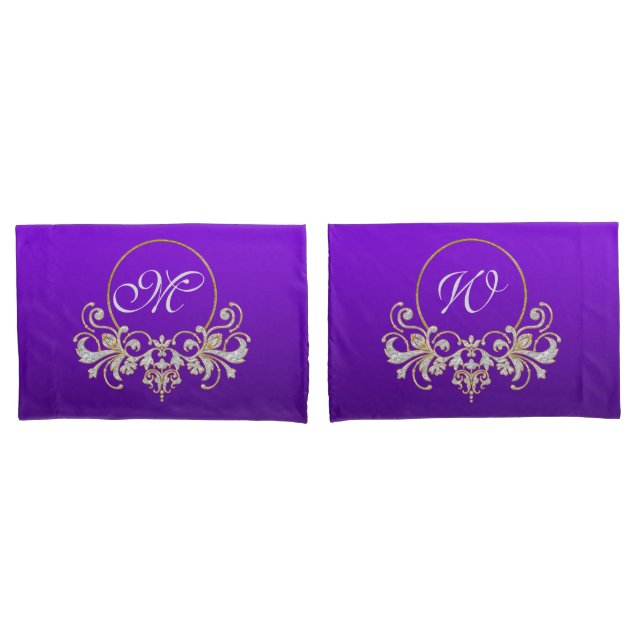 Funda De Cojín Button Ornamets oro plata I + tus ideas (Anverso - Set)